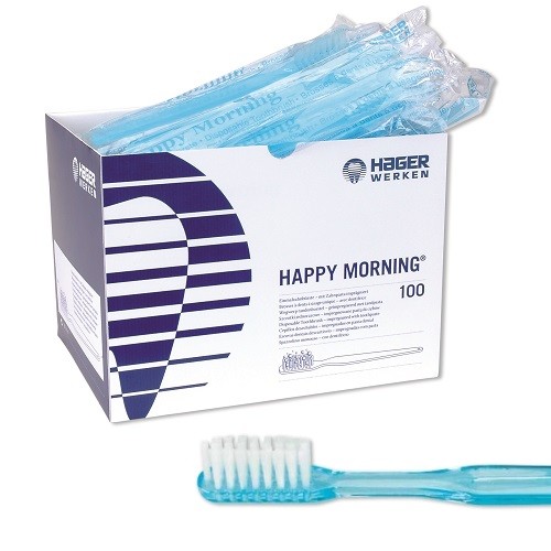 50pcs cepillos de dientes desechables con pasta de dientes (5 colores)